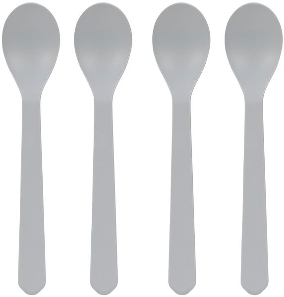 Laessig Uni Löffel Set Grey Blue Blau