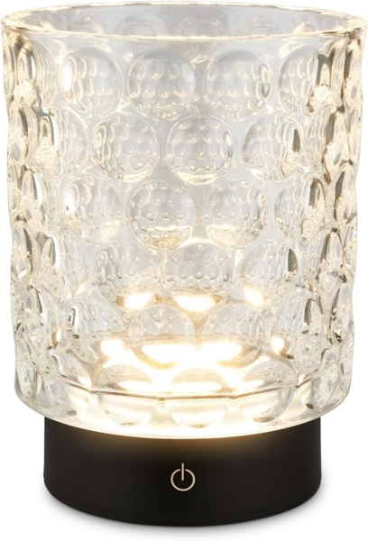 Briloner LED Akku-Tischleuchte Sunora weiß 15 cm warmweiß dimmbar