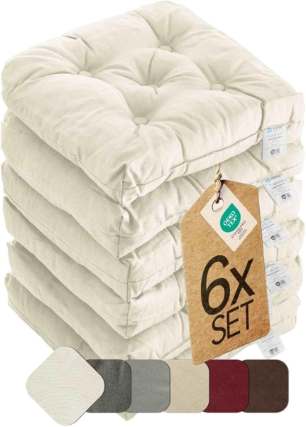 etérea Himmlische Qualität Sitzkissen etérea Heidi Sitzkissen und Stuhlkissen 42x42 cm -