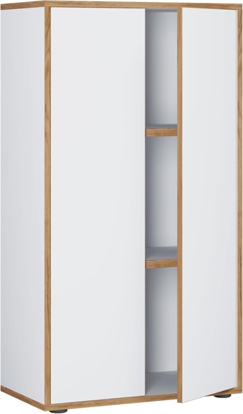 VCM Büroschrank Salia 920726 Weiß H. 110 x B. 60 x T. 33 cm Bild 1