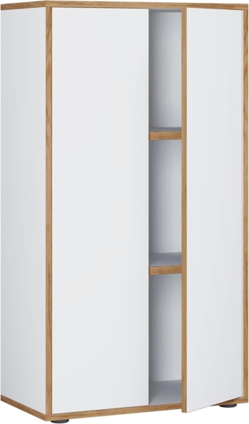 VCM Büroschrank Salia 920726 Weiß H. 110 x B. 60 x T. 33 cm Bild 5