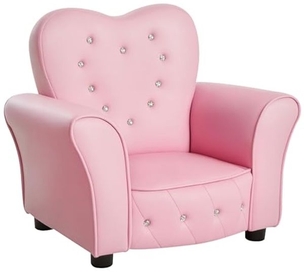 HOMCOM Sessel Kindersessel Prinzessin