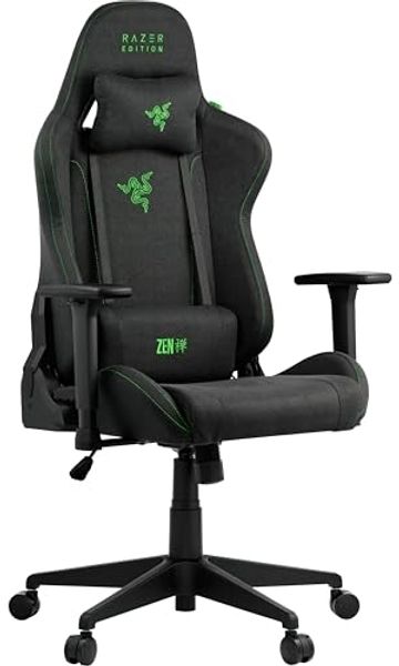 Strong Gaming-Stuhl Tarok Essentials X Cloth by Zen, atmungsaktiver Stoffbezug, Lendenkissen und Kopfkissen, bis 130kg