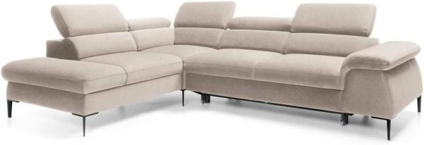 Designer Sofa Vela mit Schlaffunktion Beige Links