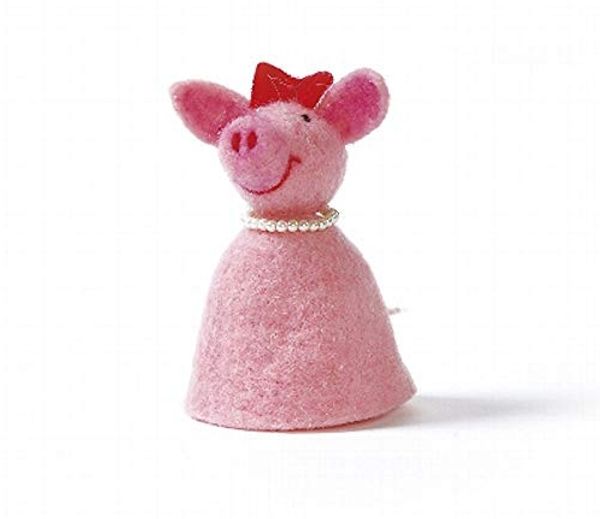 Eierwärmer aus Filz Schwein