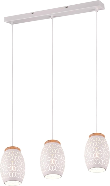 lightling Pendelleuchte Bill, ohne Leuchtmittel, Höhe anpassbar, Deckenmontage, IP20