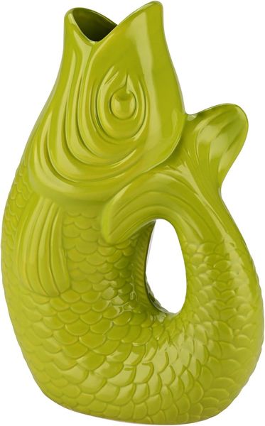 Gift Company Monsieur Carafon Fisch Vase L lime 2,7 L