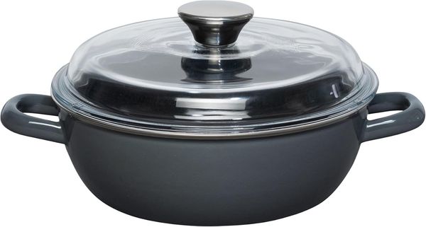 Riess Schmorpfanne 20 cm dark grey