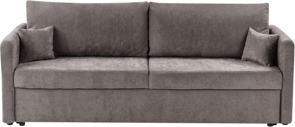 Schlafsofa BLEIK Taupe mit Stauraum