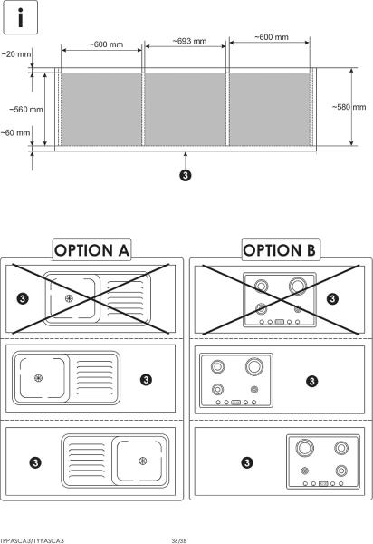 Küche mit Kochinsel Stove in Used Wood hell Set 6-tlg. Bild 3