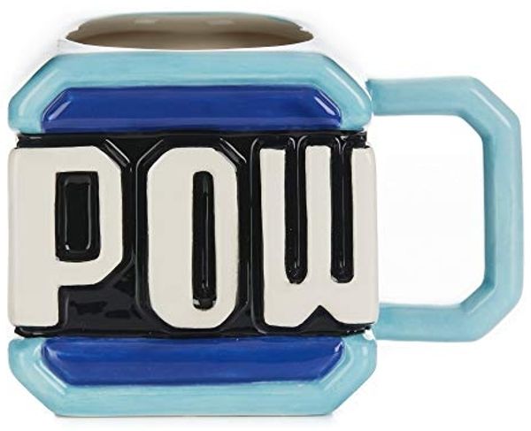 Paladone 5055964738372 Pow Block Form Einer Tasse für Fans, Freunde und Familie, offiziell Lizenziertes Nintendo Sammlerstück, keramik