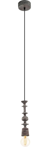 Eglo 49375 Hängeleuchte 1-flammig E27 SCHWARZ-PATINA AVOLTRI