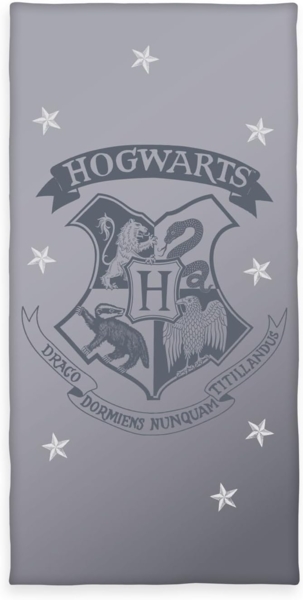 Herding Young Collection Strandtuch Harry Potter Velourstuch grau - Aktion Gr. 70/140 cm Tuch, (1-St), Sport, Strand & Badehandtuch Liegetuch Saunatuch Bild 1