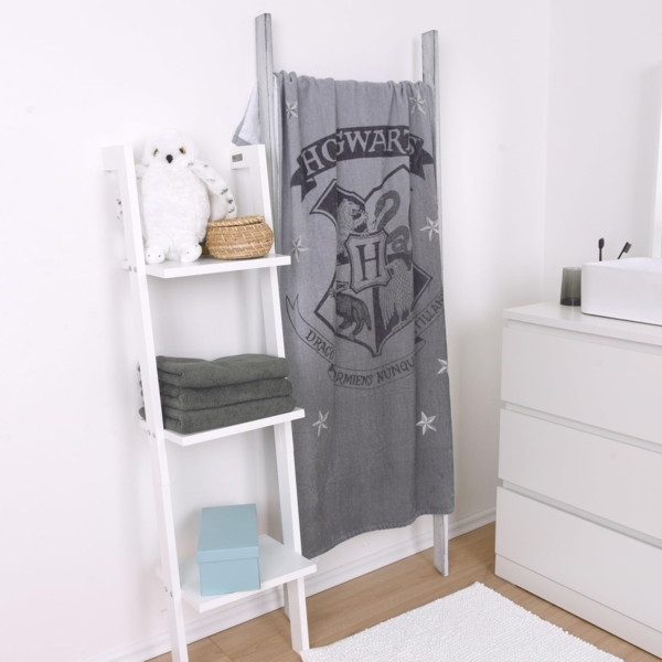 Herding Young Collection Strandtuch Harry Potter Velourstuch grau - Aktion Gr. 70/140 cm Tuch, (1-St), Sport, Strand & Badehandtuch Liegetuch Saunatuch Bild 2