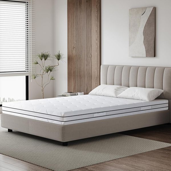 EGO HOME Matratze 140x200 cm Höhe 16cm Härtegrad H2/H3 7-Zonen Kaltschaummatratze mit Memory Foam, Öko-TEX Zertifiziert, Wendematratze Rückenschonend - Weicher Bezug mit Wolken-Ahnlichem Tragegefühl