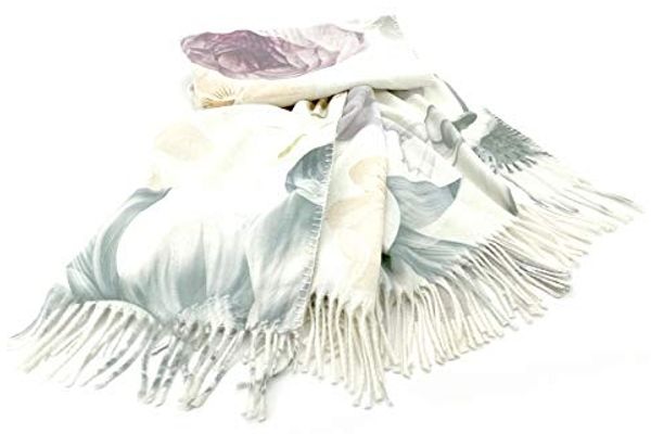 Wohndecke Hochwertige Fransen Kuscheldecke Flowers Garten, heimtexland, Natur Sofadecke Aquarell Pastell Blumen - weich, fusselfrei