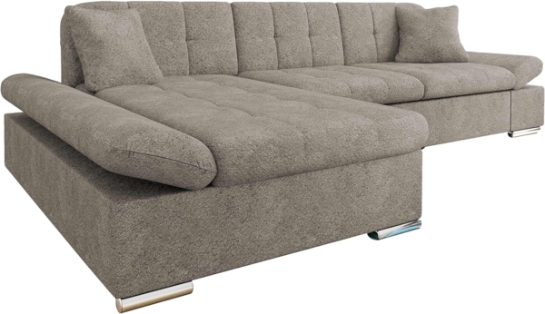 Ecksofa Montana (Farbe: Coral 50, Seite: Links)