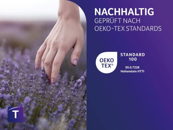 Traumnacht orthopädischer Matratzentopper, mit einem bequemem Komfortschaumkern, Öko-Tex zertifiziert, 140x200 cm, produziert nach deutschem Qualitätsstandard Bild 6