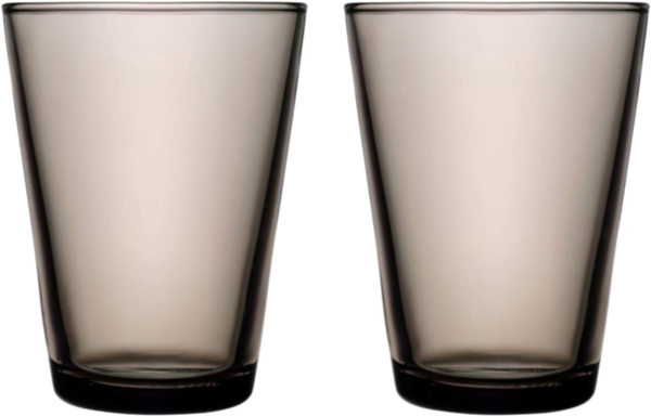 Iittala Kartio Glas - 40 cl - Leinen - 2 Stück 1051120