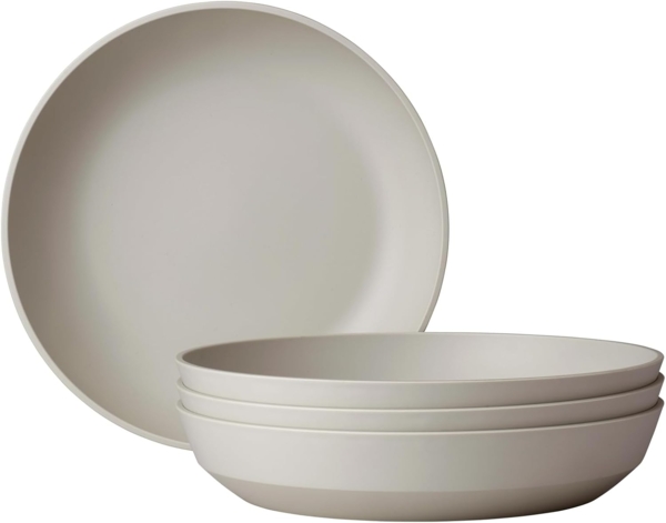 Mepal SILUETA Suppenteller ø 21 cm 4er Set Nordic White