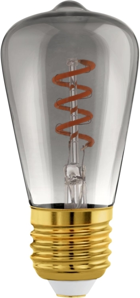 Eglo 110196 LED Filament Leuchtmittel E27 Decorative Spirale L:10cm Ø:4. 8cm dimmbar 2000K