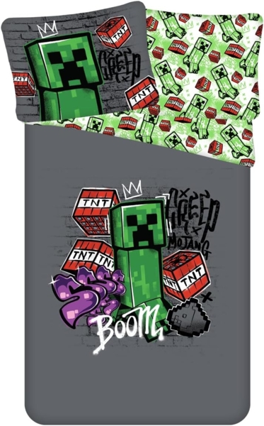 Minecraft Design Kuschelige Bettwäsche Baumwolle, 140x200 cm & 70x90 cm