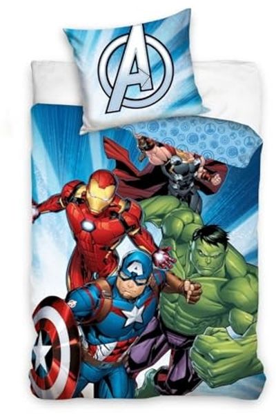 Marvel Avengers Bettwäsche Kinderbettwäsche AV2458742 135x200 cm + 80x80 cm