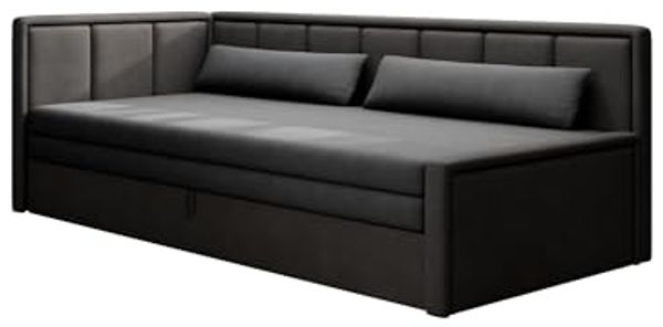 MOEBLO Schlafsofa FULO, Sofa mit Bettfunktion Couch für Wohnzimmer Polstersofa Wohnlandschaft, mit Schlaffunktion und Bettkasten