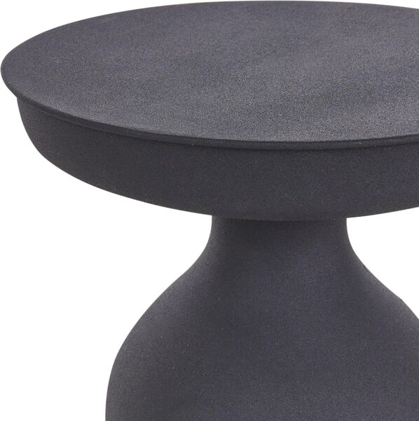 Beliani 'TENJO' Beistelltisch, Eisen / Metall schwarz, 33 x 33 x 50 cm Bild 4