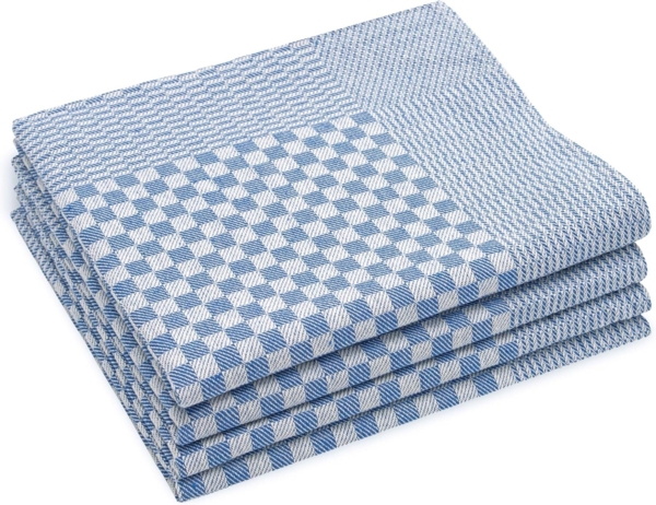 ZOLLNER Geschirrtuch, (Spar-Set, 4-tlg), 54 x 100 cm, 100% Baumwolle, vom Hotelwäschespezialisten