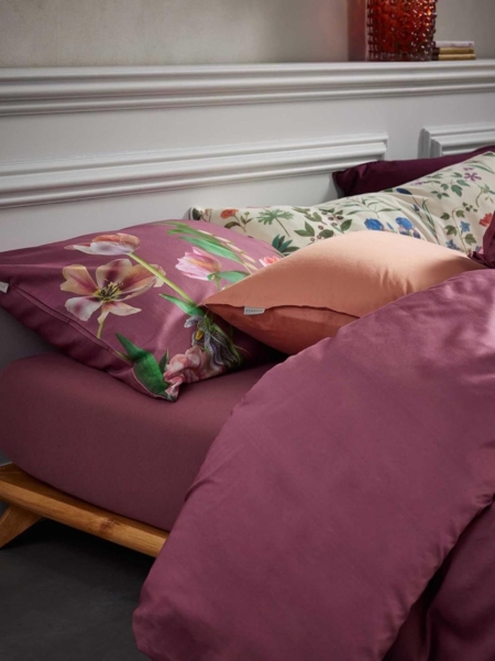 Essenza Mako-Satin Bettwäsche Eloise mauve|155x220 cm + 80x80 cm Bild 3