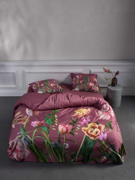 Essenza Mako-Satin Bettwäsche Eloise mauve|155x220 cm + 80x80 cm Bild 7