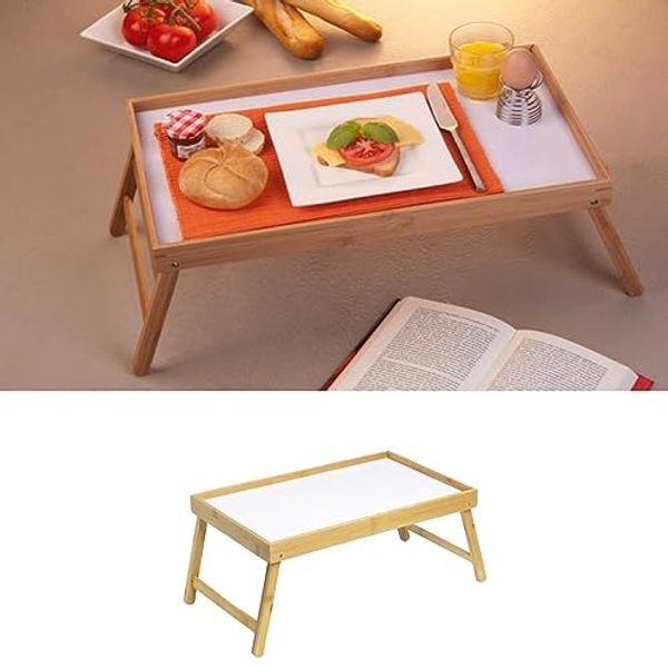 Betttablett Bambus Betttisch Frühstückstablett Serviertablett