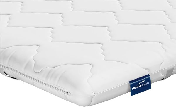Traumnacht orthopädischer Matratzentopper, mit einem bequemem Komfortschaumkern, Öko-Tex zertifiziert, 90x190 cm, produziert nach deutschem Qualitätsstandard