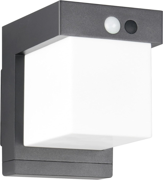 Außenwandleuchte COLOMBO Solar und Strom, Hybrid mit Bewegungsmelder