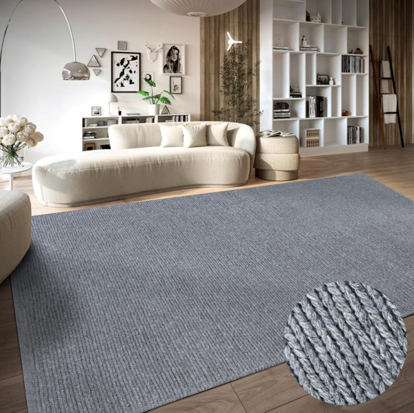 Villeroy & Boch Wollteppich Francois, rechteckig, Höhe: 7 mm, rund, oval, Läufer, handgewebt, weiche Wolle, Wohnzimmer, Schlafzimmer