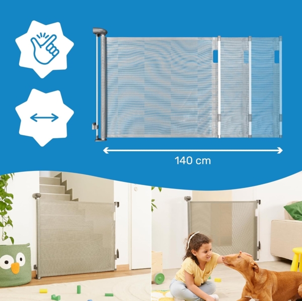 Safe & Roll einziehbares Sicherheitsgitter Badabulle Bild 3