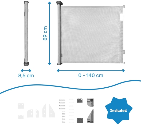 Safe & Roll einziehbares Sicherheitsgitter Badabulle Bild 6