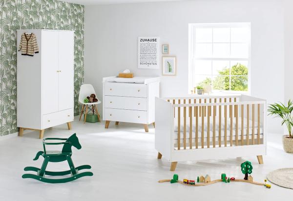 Pinolino 'Pan' 3-tlg. Babyzimmer-Set weiß