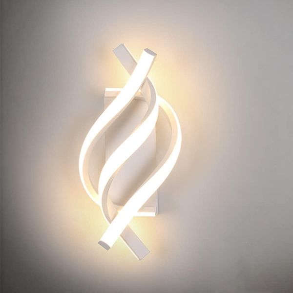Comely 22W Wandlampe Modern, LED Wandleuchte Innen 2500LM Warmweiß 3000K für Wohnzimmer Schlafzimmer Treppenhaus Flur