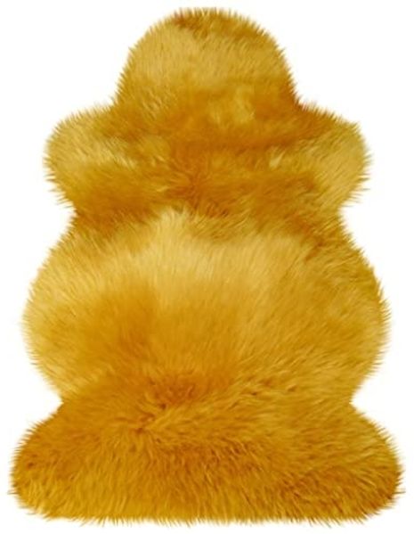 Heitmann Felle Australisches Premium Lammfell Ocker Größe ca. 100 x 68 cm 102OC
