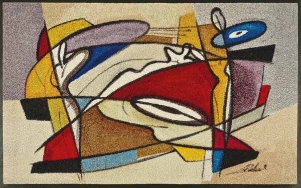 wash+dry by Kleen-Tex Läufer steady composition, rechteckig, Höhe: 7 mm, Schmutzfangläufer, modernes Design, rutschhemmend, waschbar