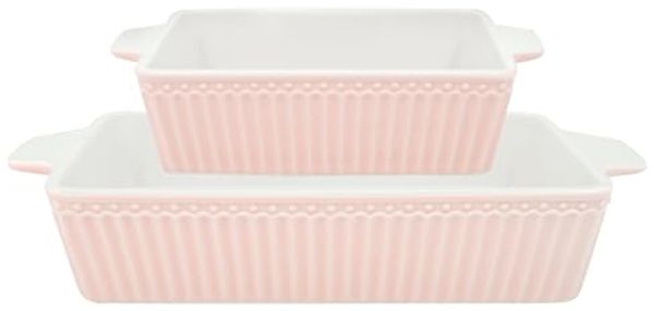 Greengate Alice Auflaufform pale pink klein Set2