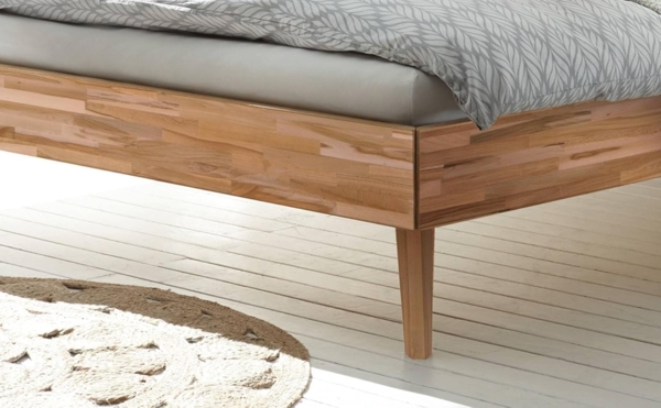 Hasena Trento Pesaro Massivholzbett 140x200 Kernbuche natur, geölt 25 Bild 5