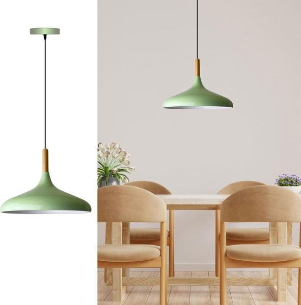 Bamyum Pendelleuchte Bamyum Pendelleuchte I Champion I Ø35 cm Holz-Metall E27 Moderne Lampe, ohne Leuchtmittel