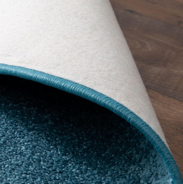 Designerteppich Cambridge, Farbe: türkis, Größe: 200x200 cm Bild 4