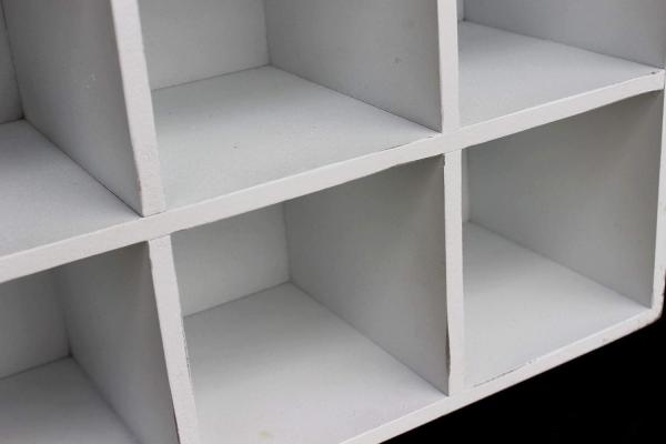 Setzkasten Wandregal 12020 Regal 40cm Vintage Shabby Landhaus Küchenregal Weiß Bild 5