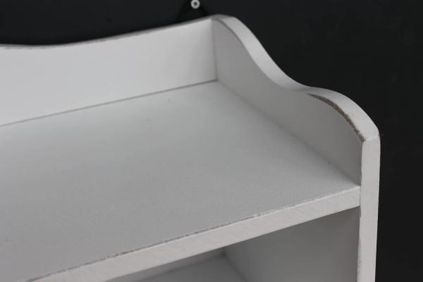 Setzkasten Wandregal 12020 Regal 40cm Vintage Shabby Landhaus Küchenregal Weiß Bild 4