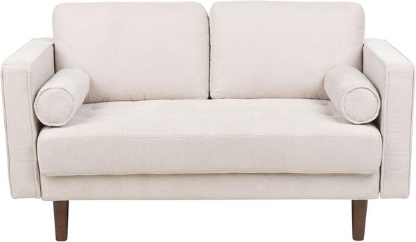 2-Sitzer Sofa hellbeige NURMO