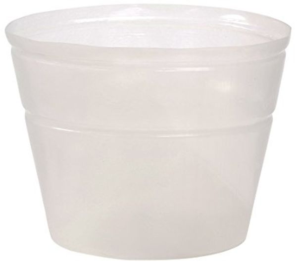 Dehner Pflanztopf-Einsatz, flexibel, Ø 30 cm, Höhe 22. 5 cm, Kunststoff, transparent